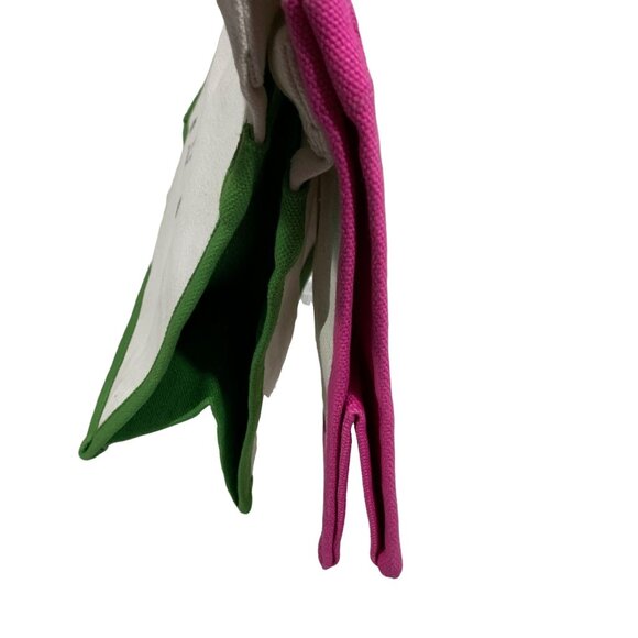 Scribbling Ink Sturdy Cotton Canvas Bamboo Handled Bags - Picture 6 of 8